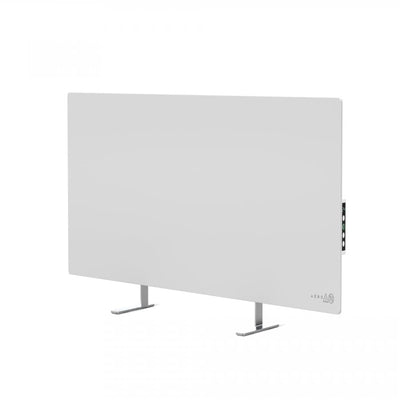 AENO Premium Eco Smart Heater, 700W, Tempered glass, Infrared+convection heating type, Led display Plug type: Europe (E/F type), WHITE - AGH0003S
